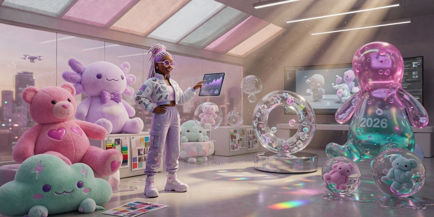 3D Design Trends 2026 From Plushcore Characters to Hyper-Real Renders
