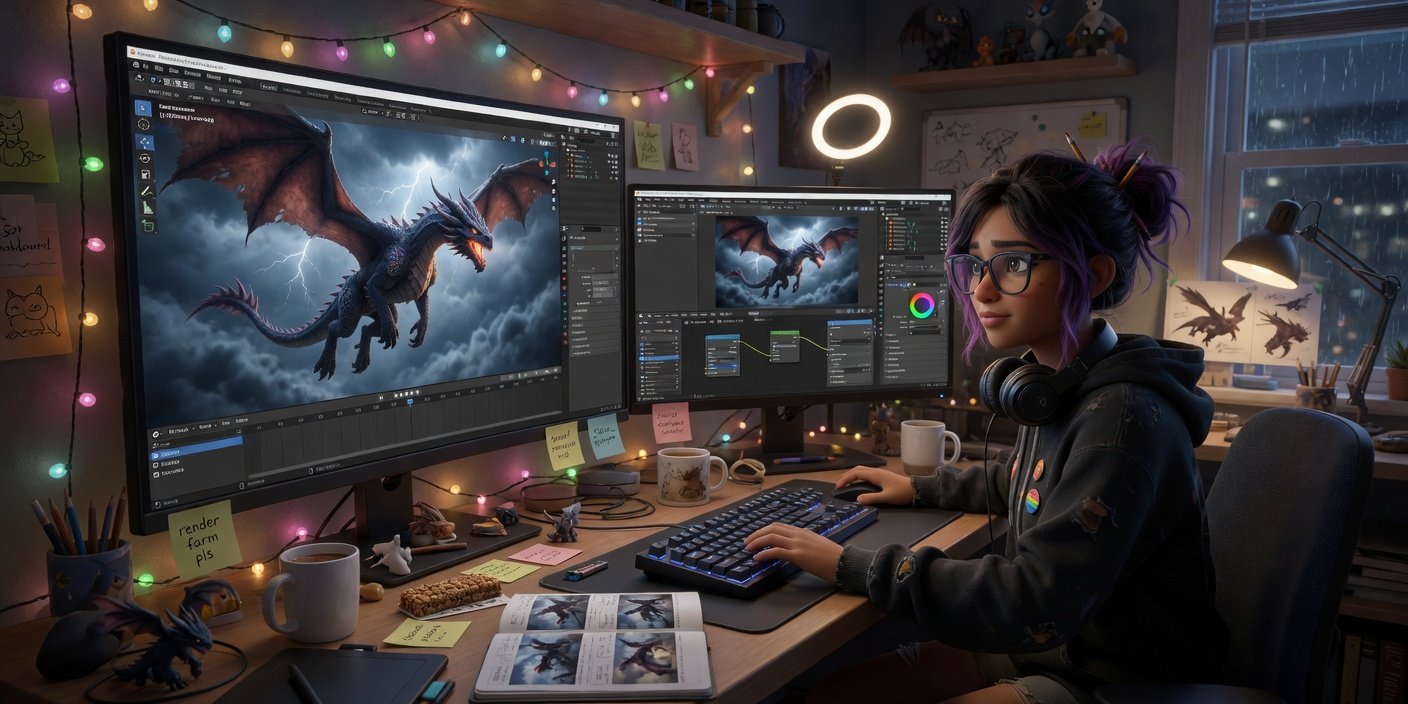 Blender Breaks Into Filmmaking How Small Teams Make Studio-Quality 3D
