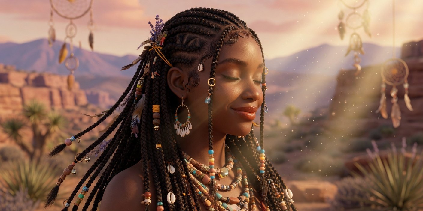 Micro-Braids and Bohemian Accents The Details That Elevate a Hairstyle