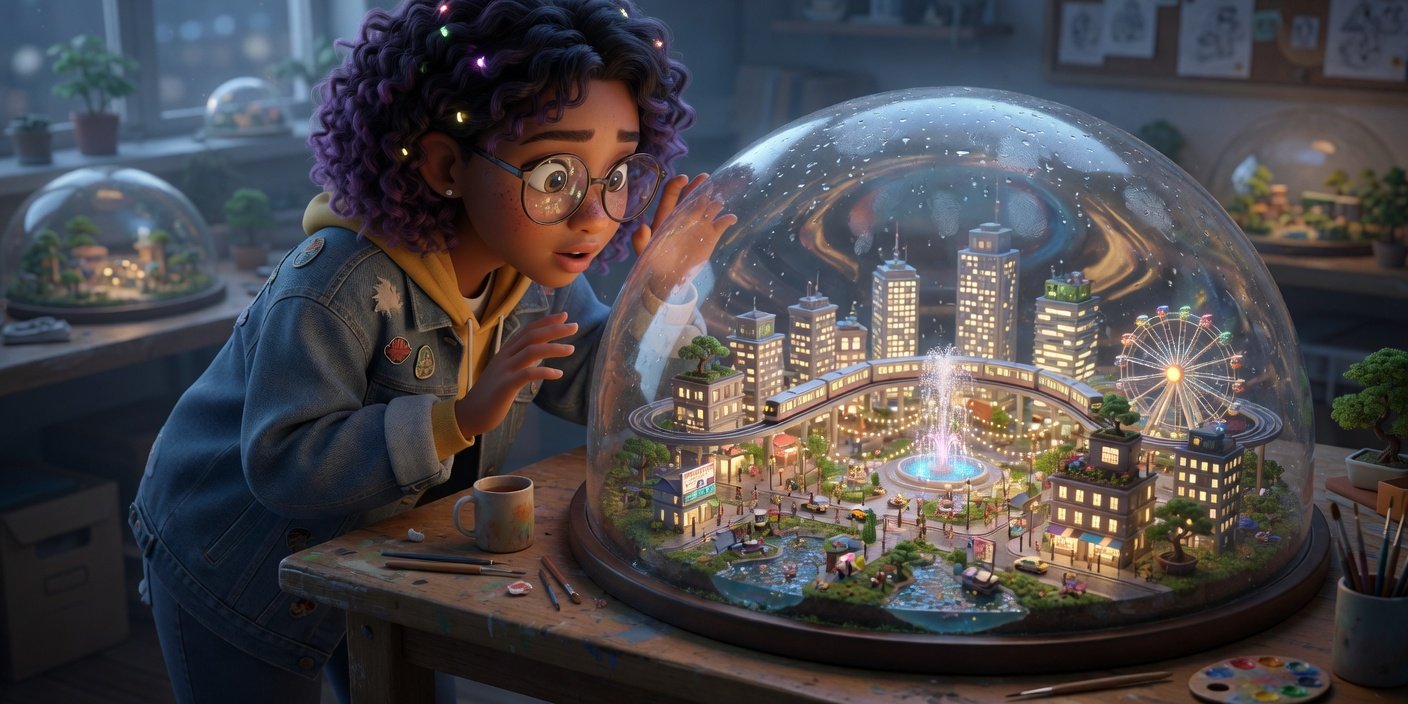Micro-Environments and Diorama Worlds The Miniature 3D Trend