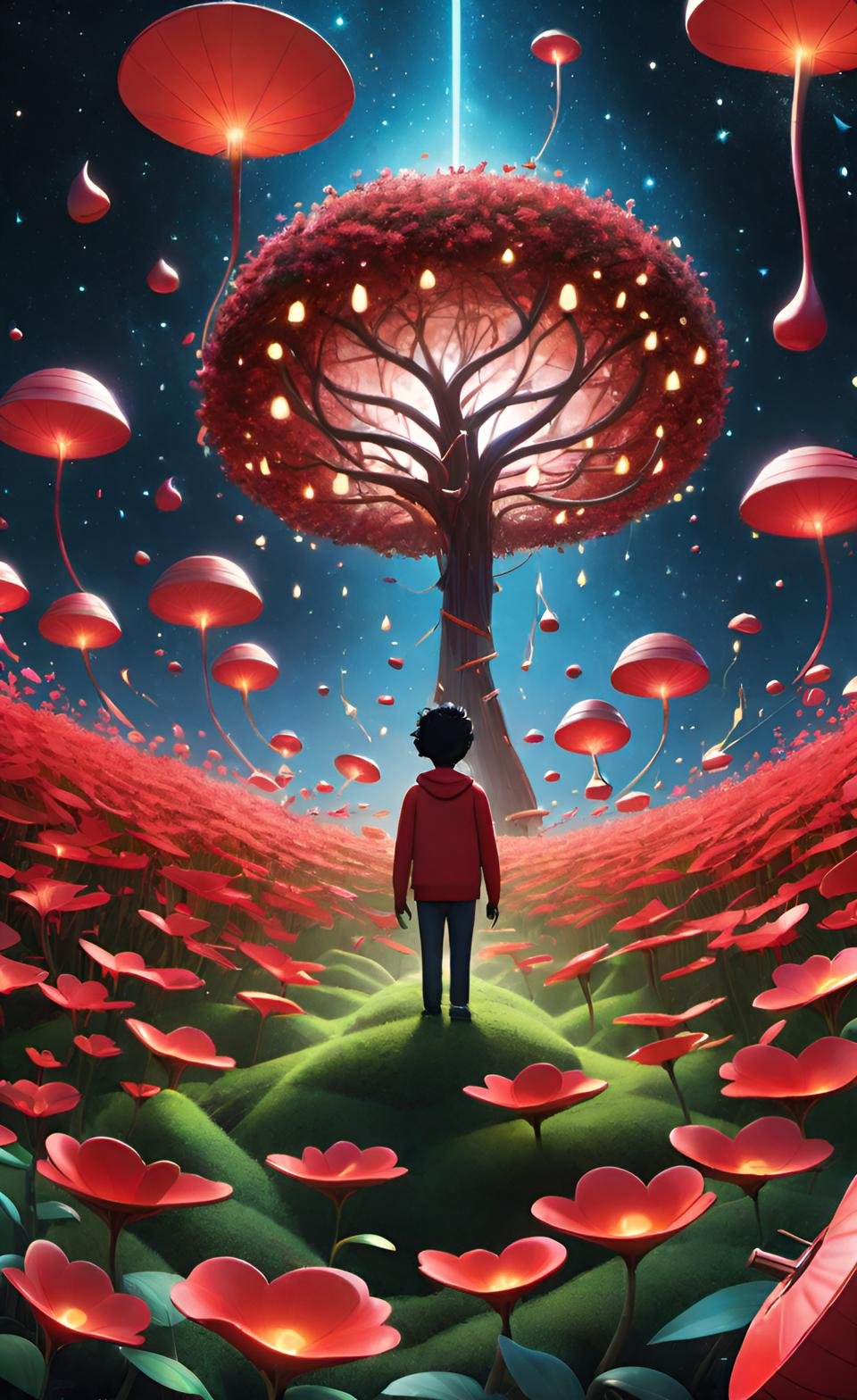 Vibrant 3D Render Art Composition 7