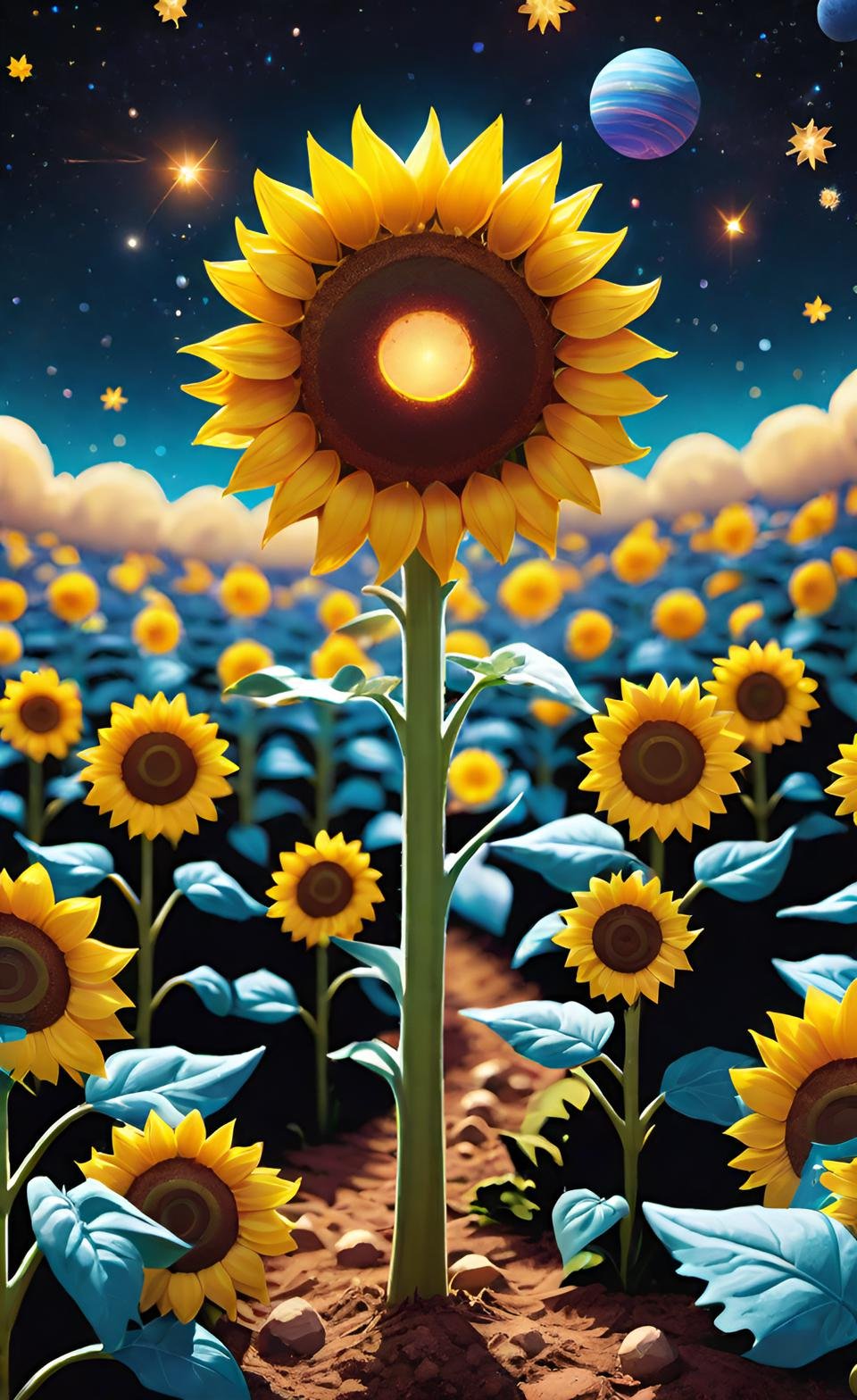 Vibrant 3D Render Art Composition 7