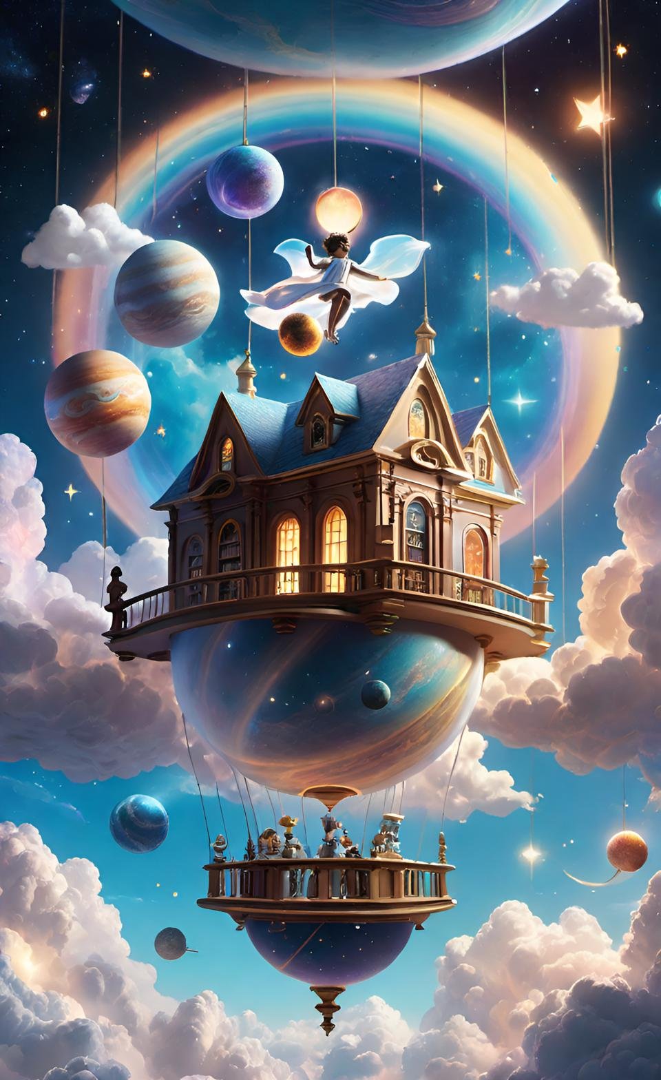 Modern CGI Digital Art Composition 8