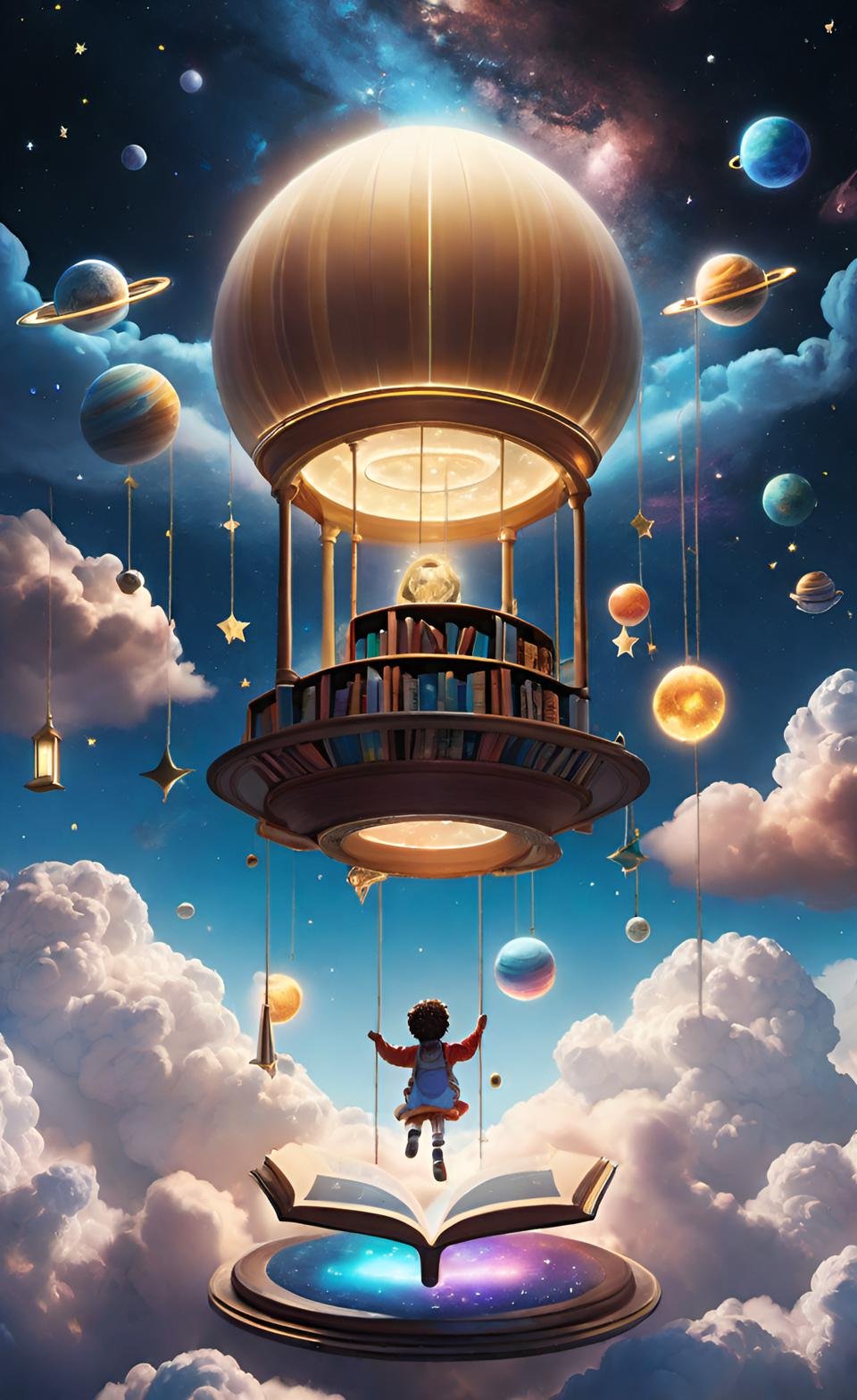 Modern CGI Digital Art Composition 8