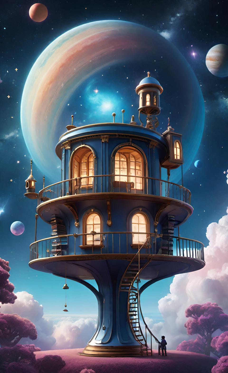 Vibrant 3D Render Art Composition 8