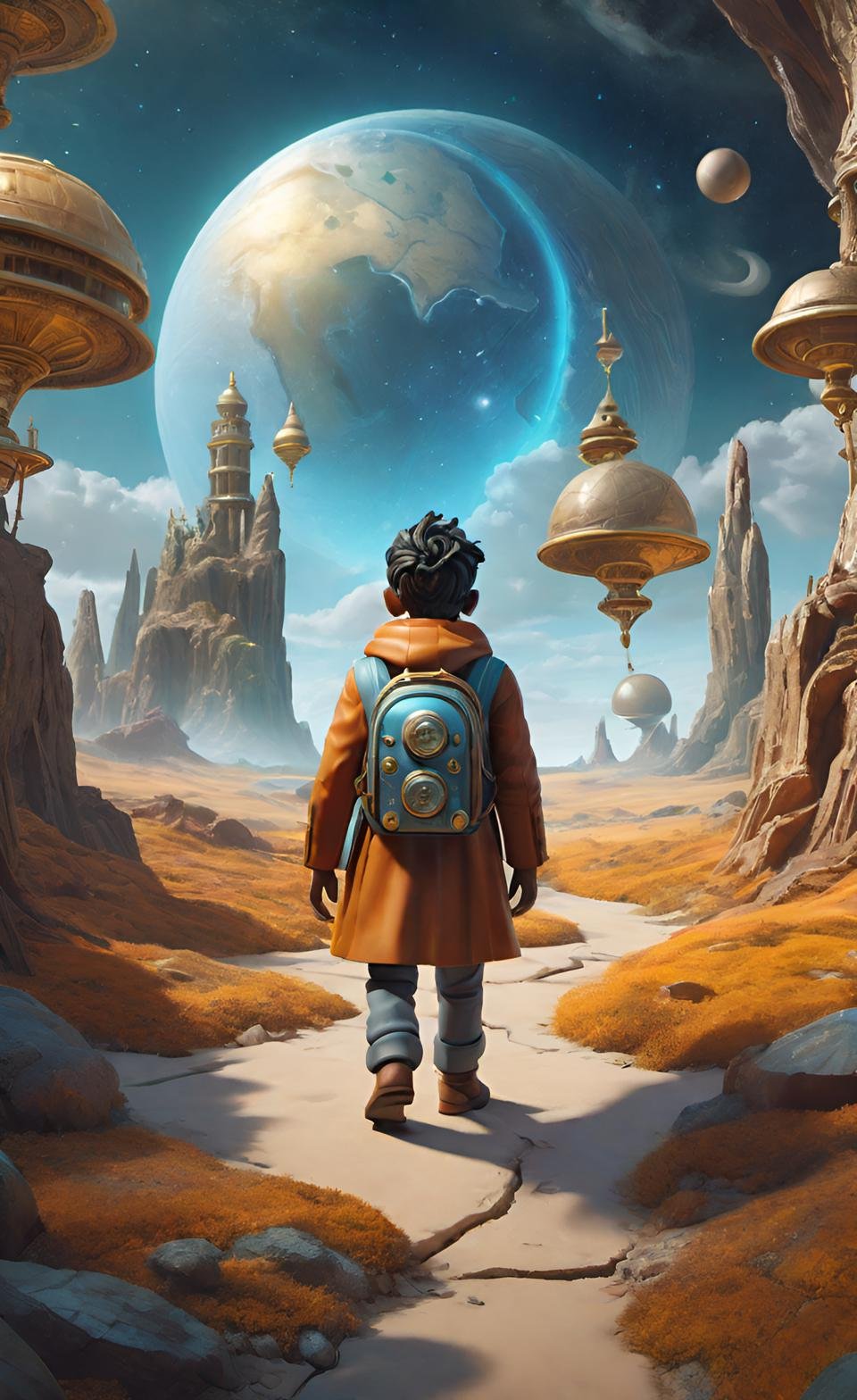 Futuristic 3D Digital Art Design 9