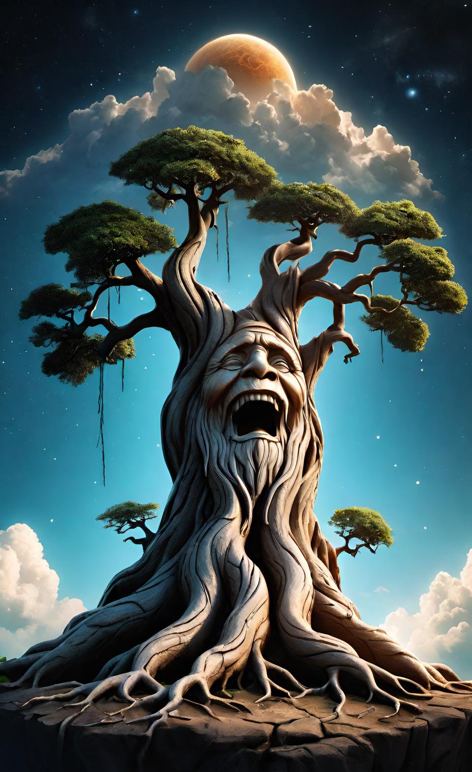 Modern CGI Digital Art Composition 9