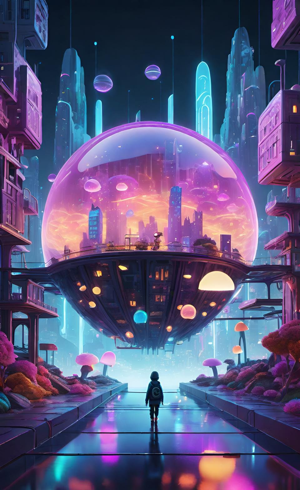Futuristic 3D Digital Art Design 10