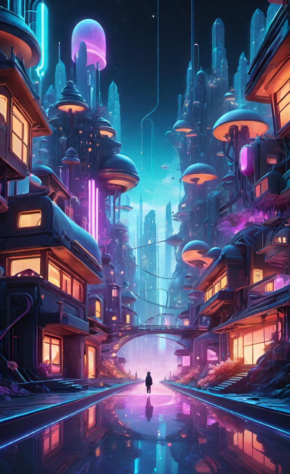 Creative Abstract 3D Render Artwork 10