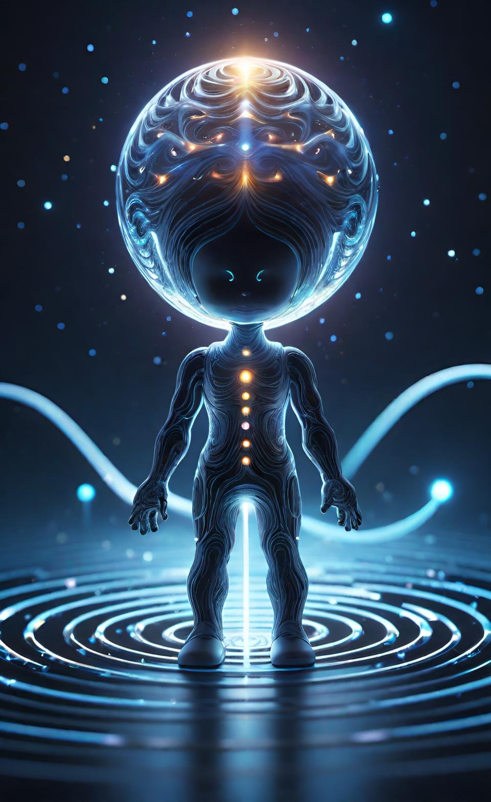 Creative Abstract 3D Render Artwork 10