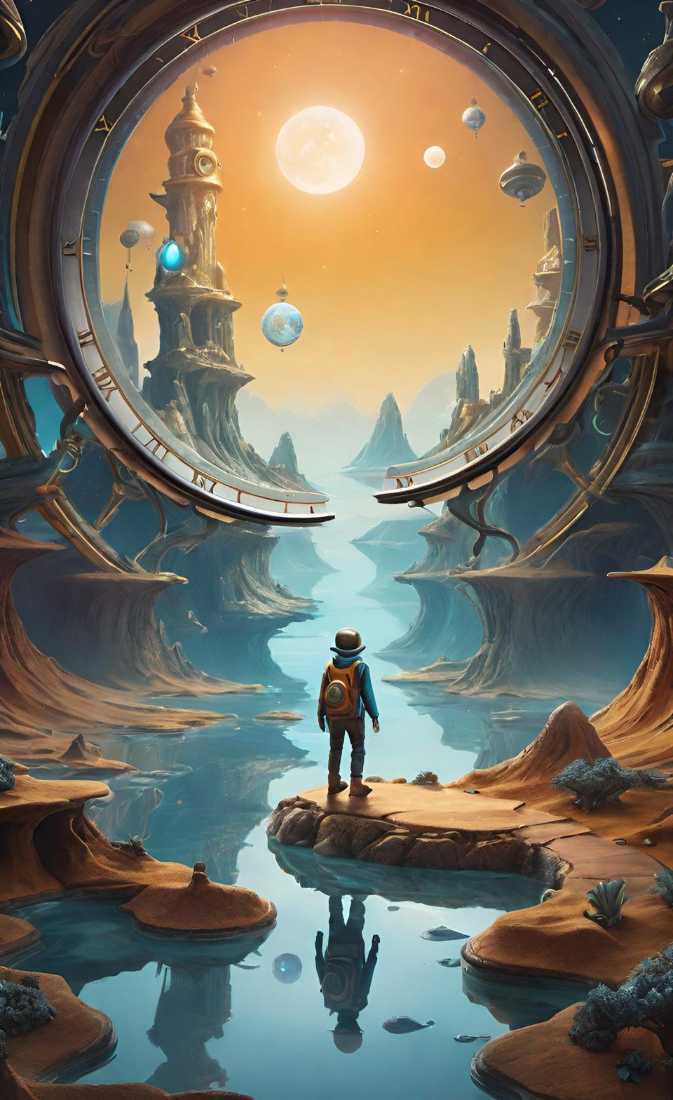 Vibrant 3D Render Art Composition 10