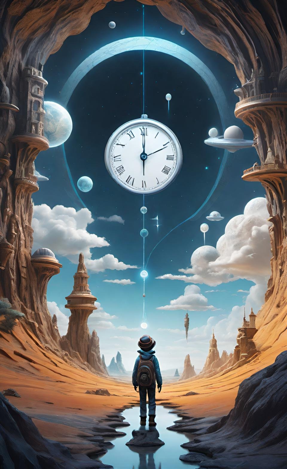 Modern CGI Digital Art Composition 10
