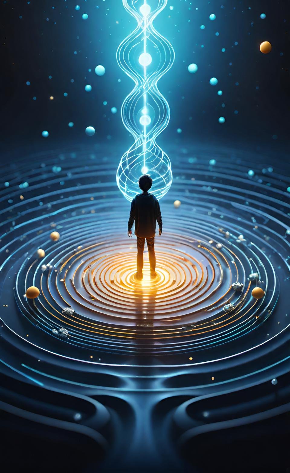 Modern CGI Digital Art Composition 10