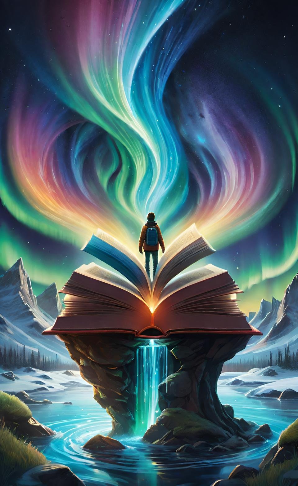 Vibrant 3D Render Art Composition 10