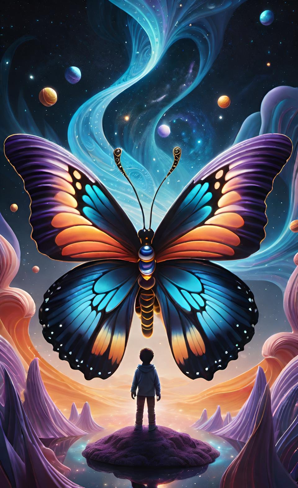 Vibrant 3D Render Art Composition 12