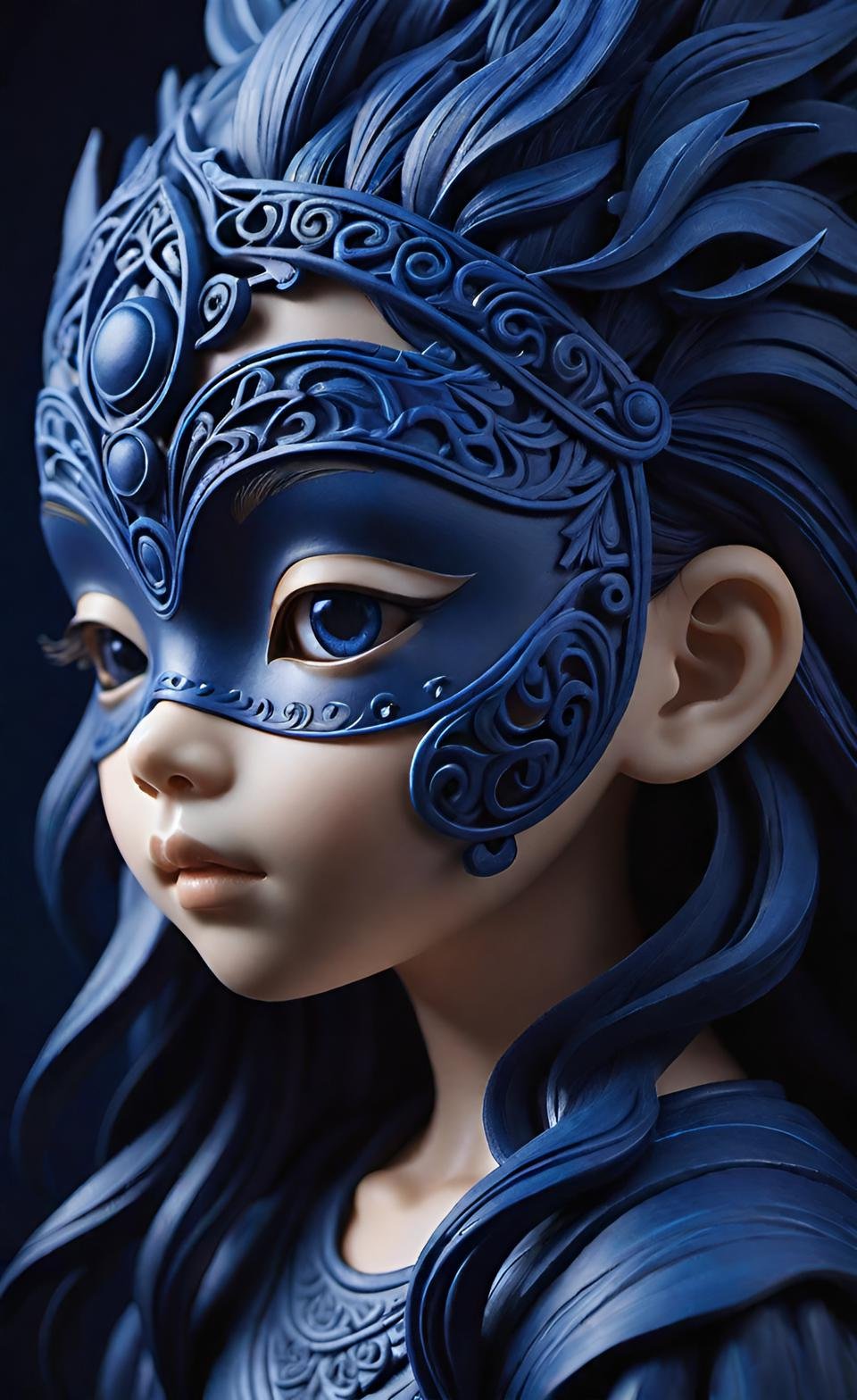 Vibrant 3D Render Art Composition 2