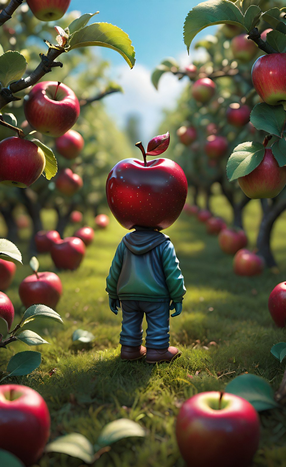 Vibrant 3D Render Art Composition 12