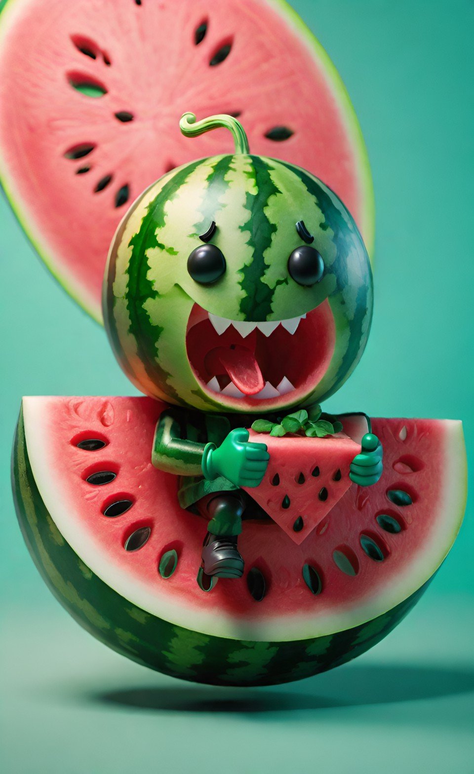 Creative Abstract 3D Render Artwork 13