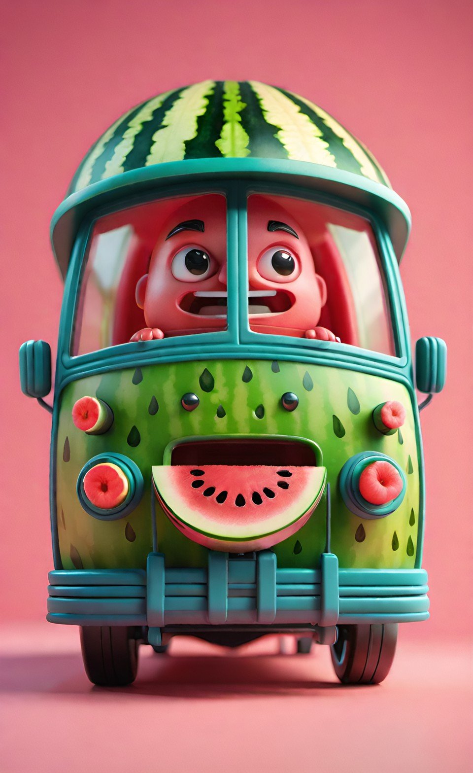 Vibrant 3D Render Art Composition 13