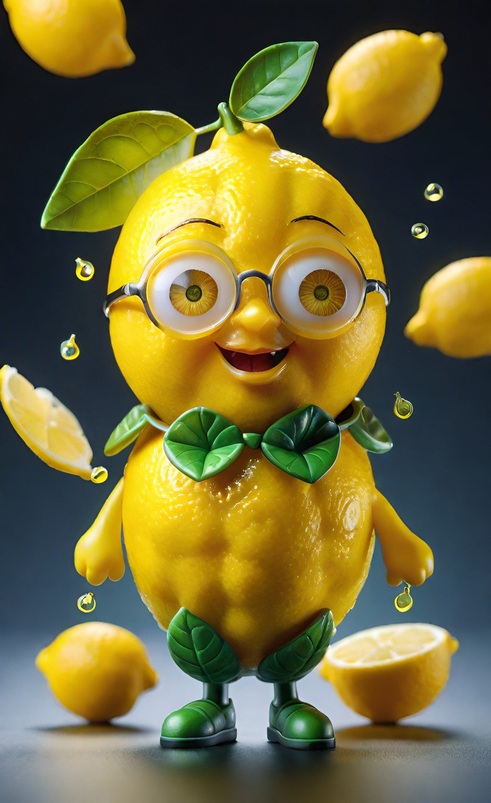 Vibrant 3D Render Art Composition 13