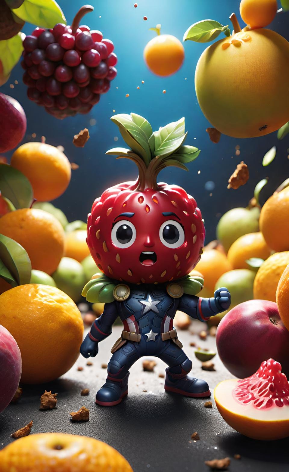 Vibrant 3D Render Art Composition 15