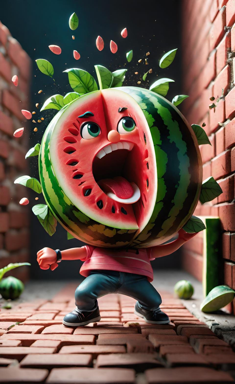 Vibrant 3D Render Art Composition 16