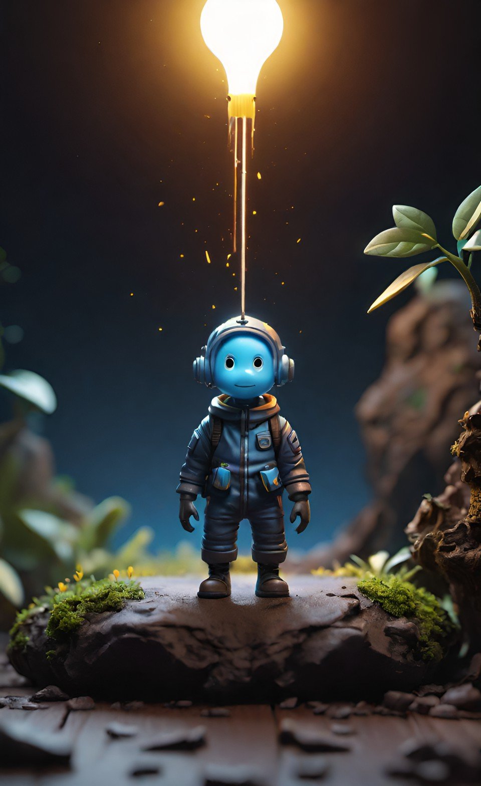 Modern CGI Digital Art Composition 21
