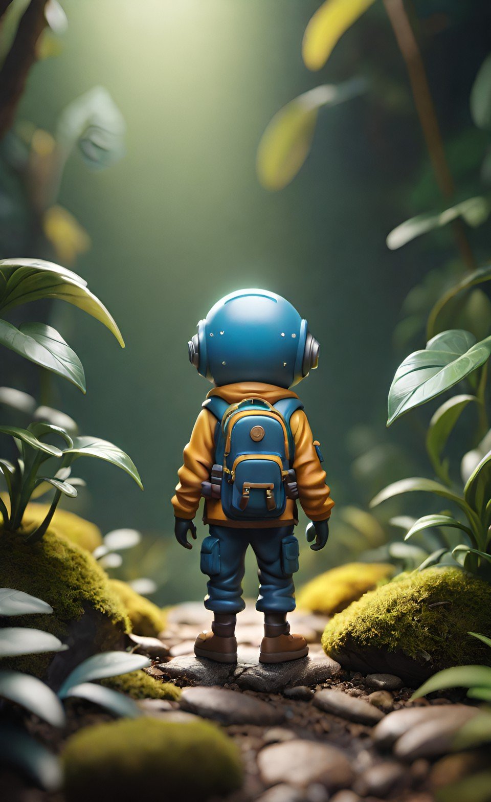 Vibrant 3D Render Art Composition 22