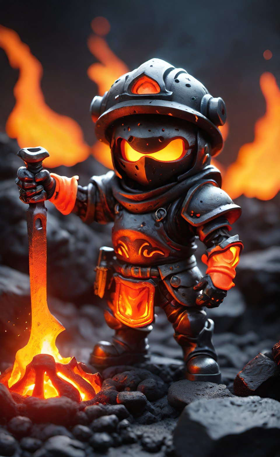 Vibrant 3D Render Art Composition 22