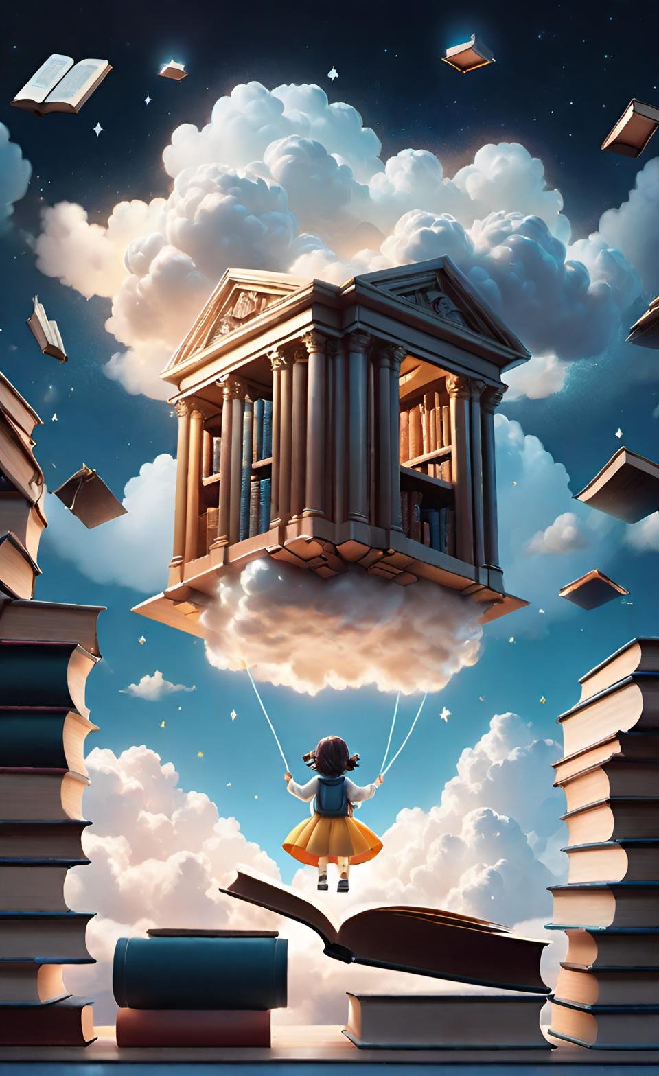 Vibrant 3D Render Art Composition 4