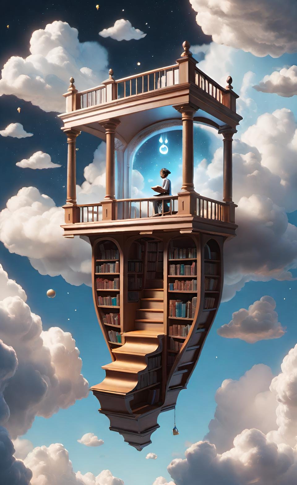 Modern CGI Digital Art Composition 4
