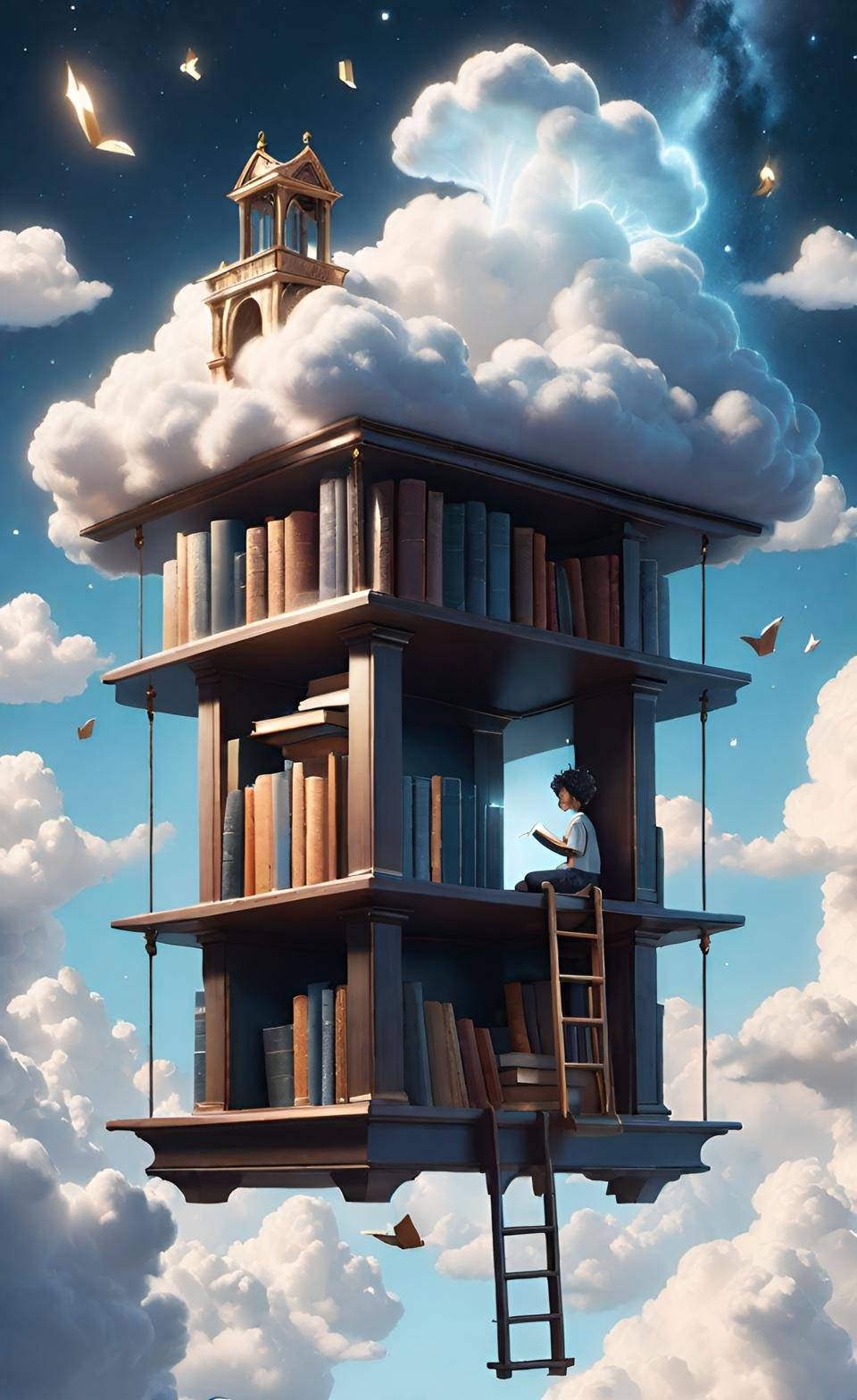 Modern CGI Digital Art Composition 4