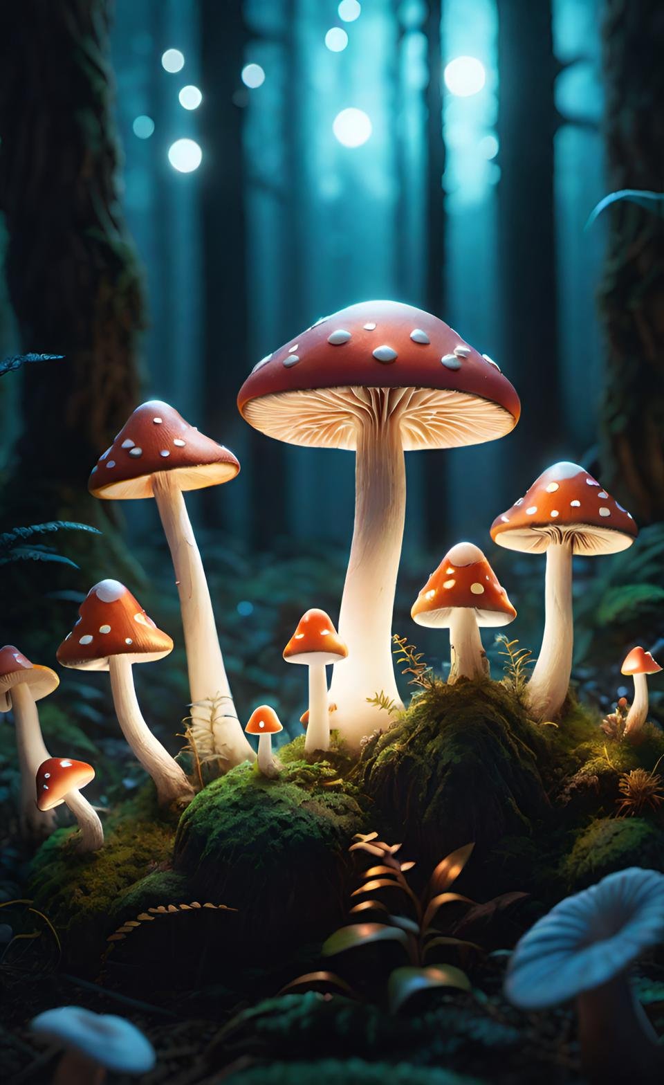 Vibrant 3D Render Art Composition 5