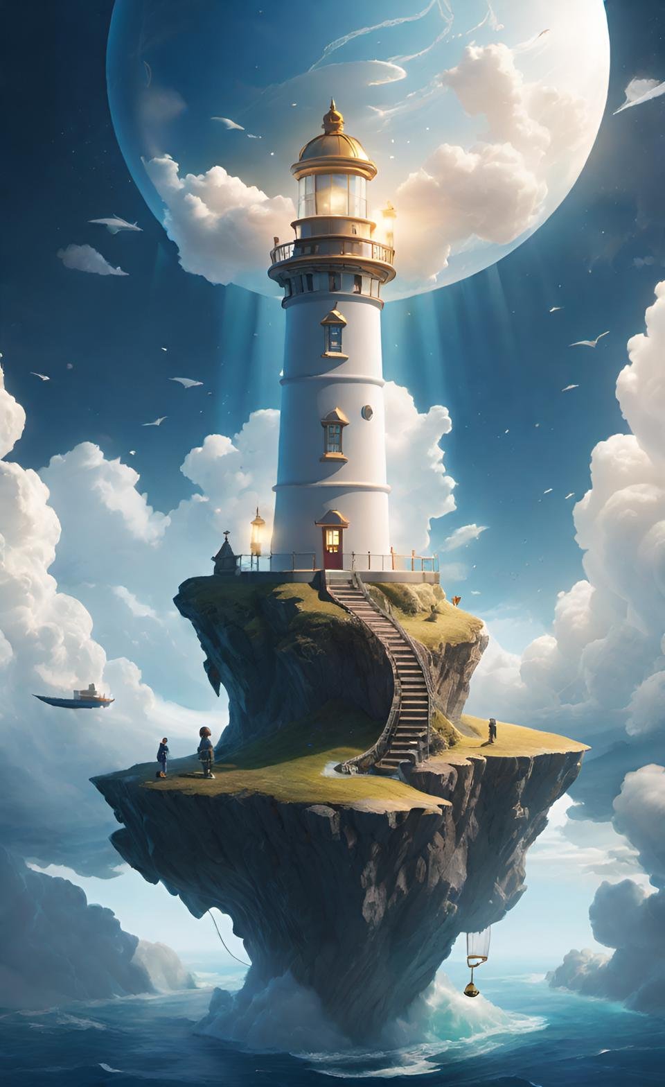 Modern CGI Digital Art Composition 6