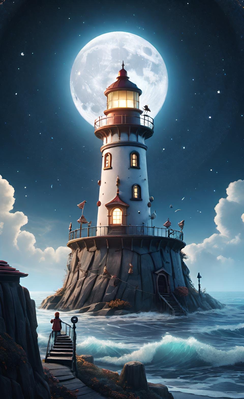 Vibrant 3D Render Art Composition 7