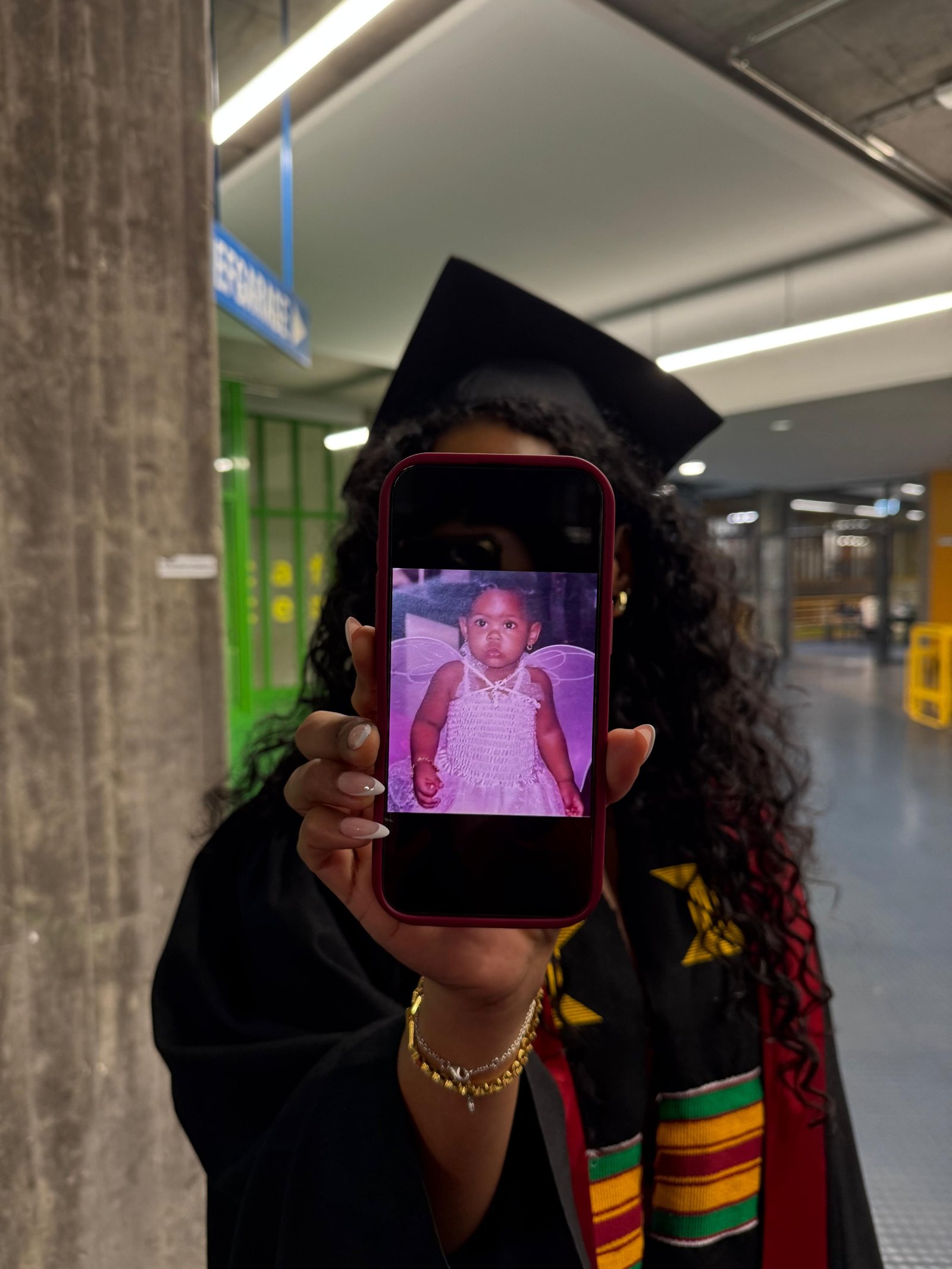 Arab Woman Graduation Achievement Inspiration