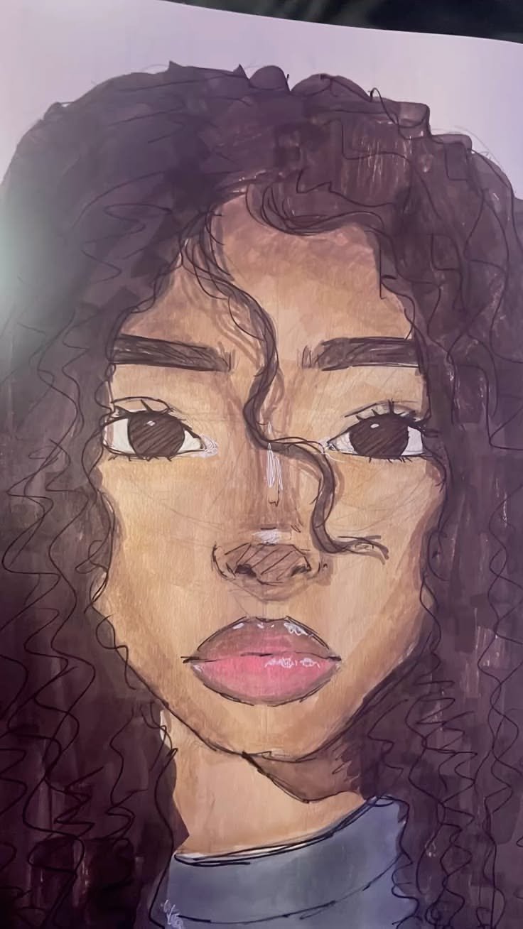 Beautiful Portrait Drawing Design 2