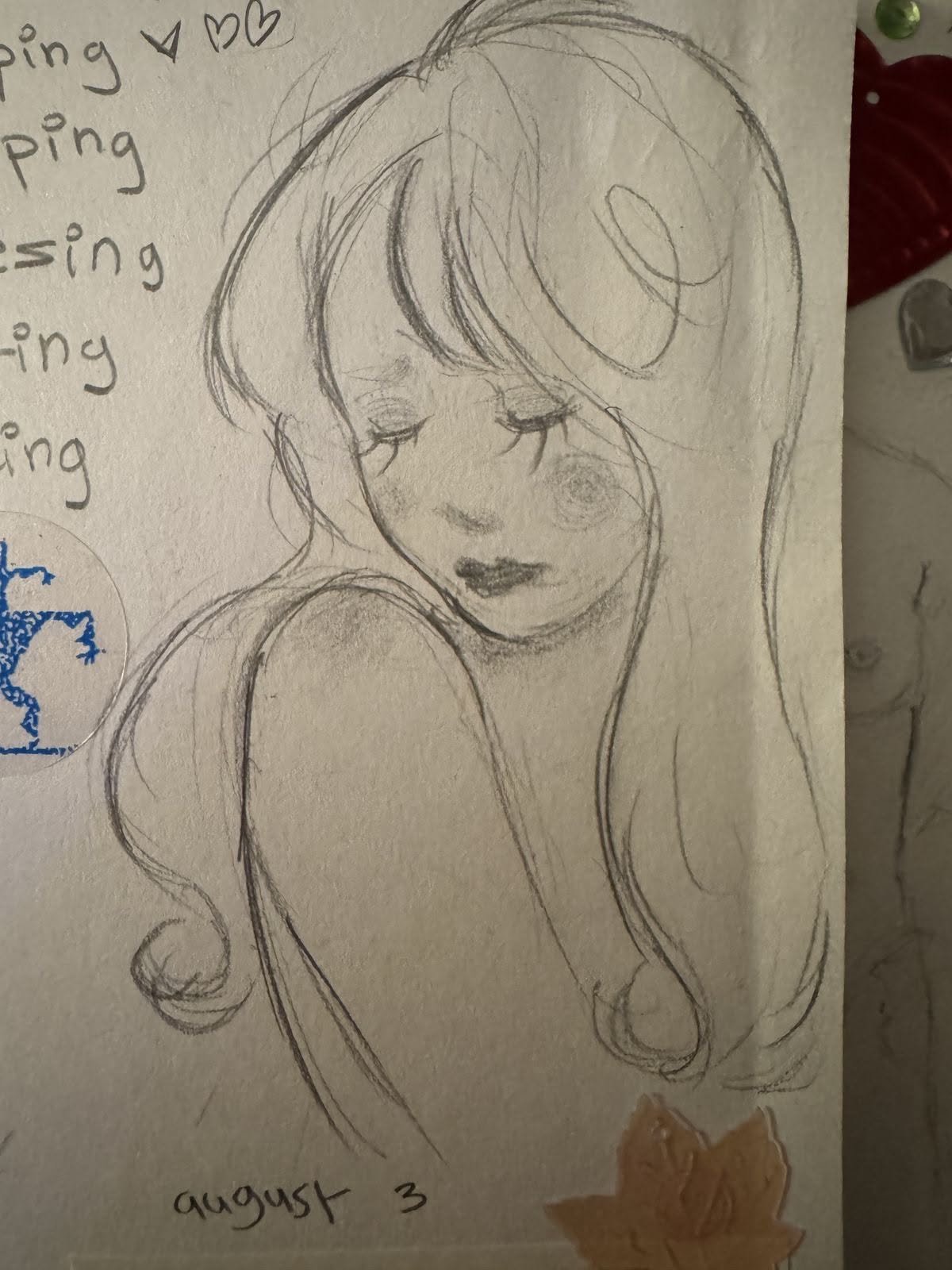 Detailed Art Sketch Composition Design 2