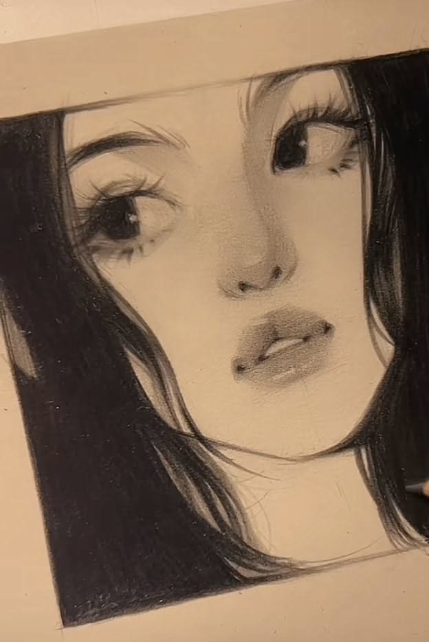 Beautiful Portrait Drawing Design