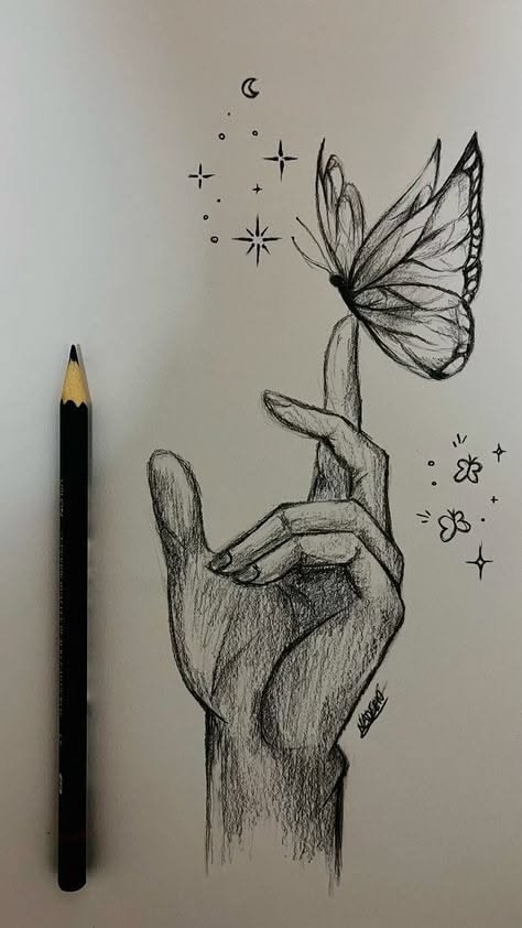 Detailed Art Sketch Composition Design