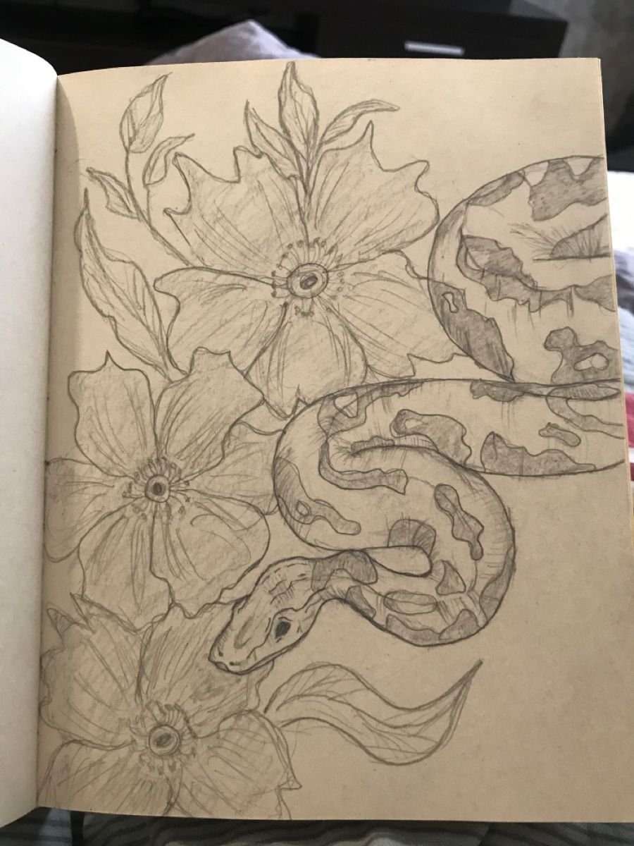 Detailed Art Sketch Composition Design 4