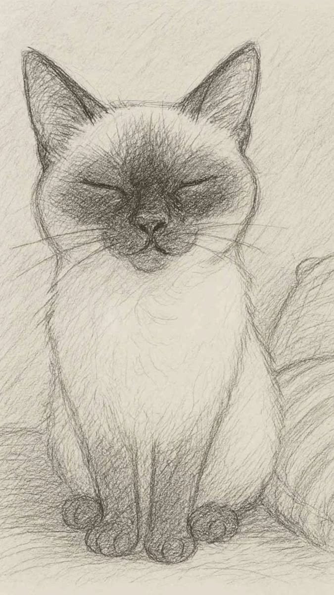 Creative Line Drawing Artwork