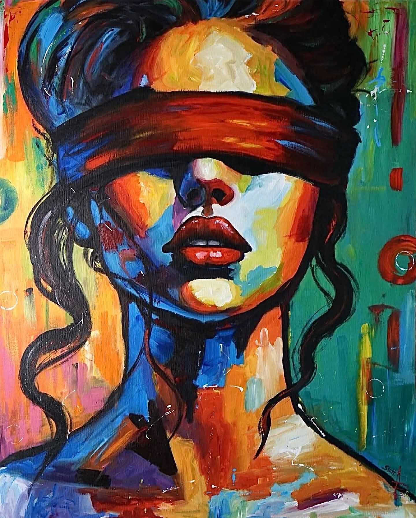 Beautiful Acrylic Painting Artwork 3