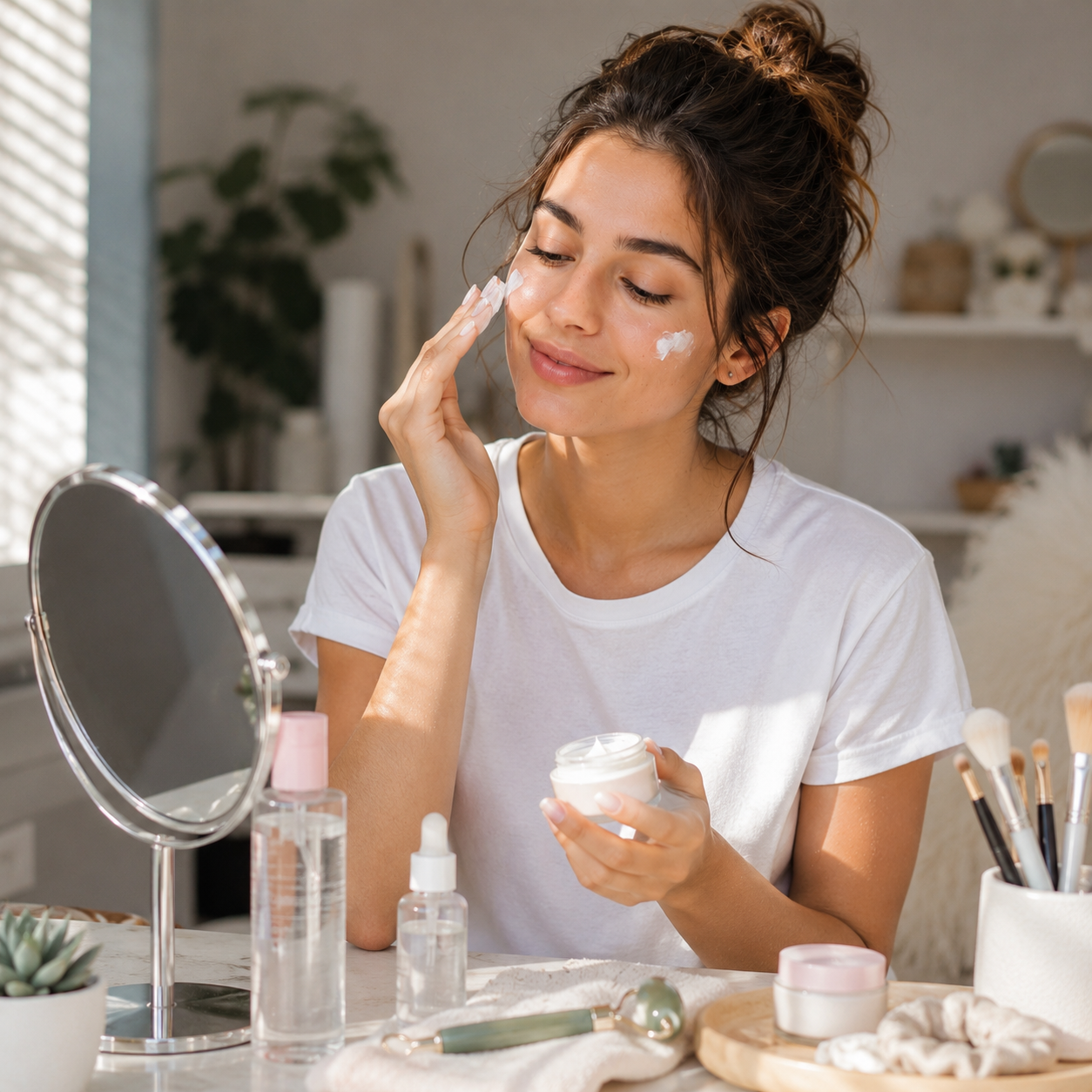 Dewy Glow Look