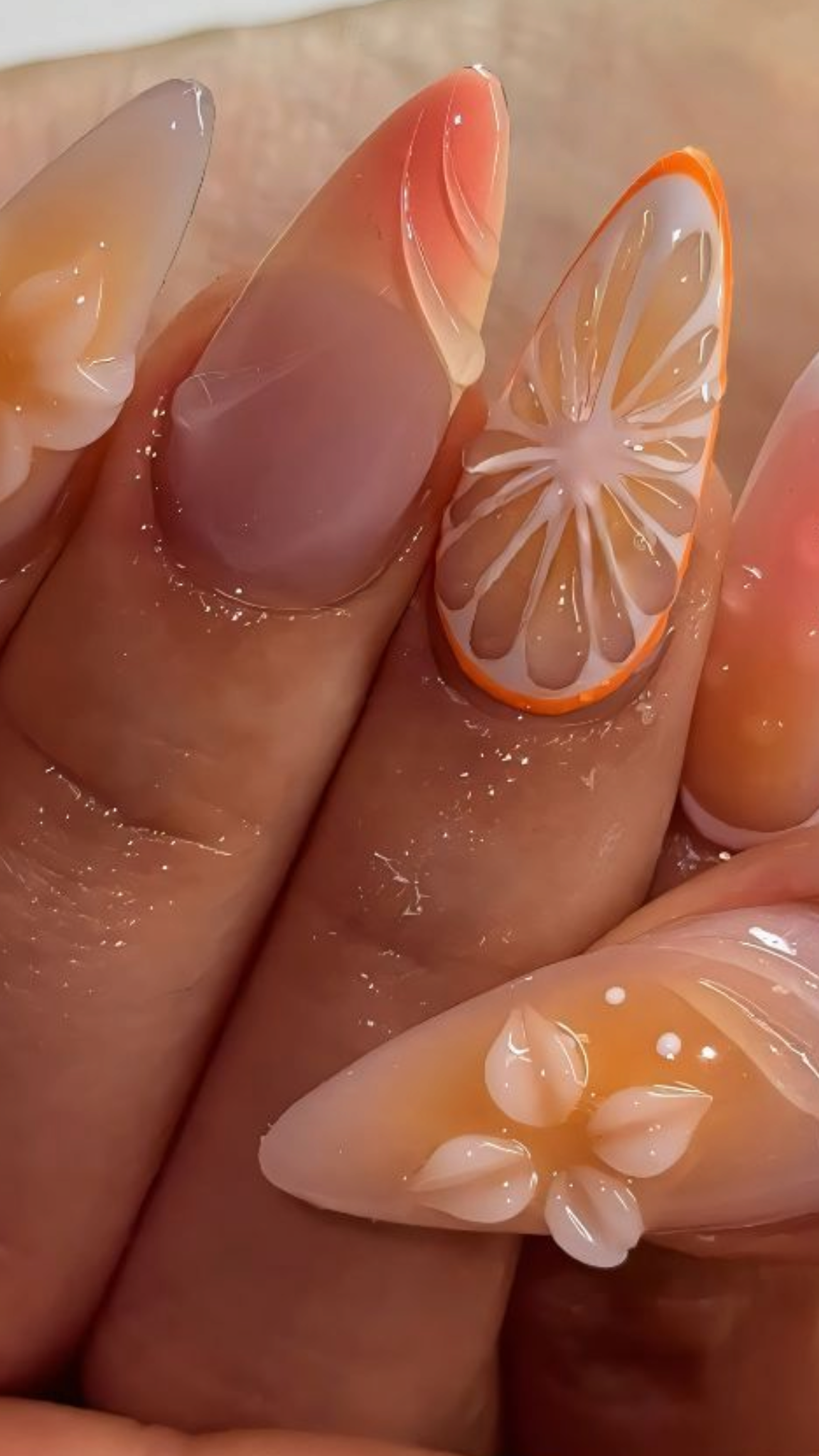 Artistic Nail Look