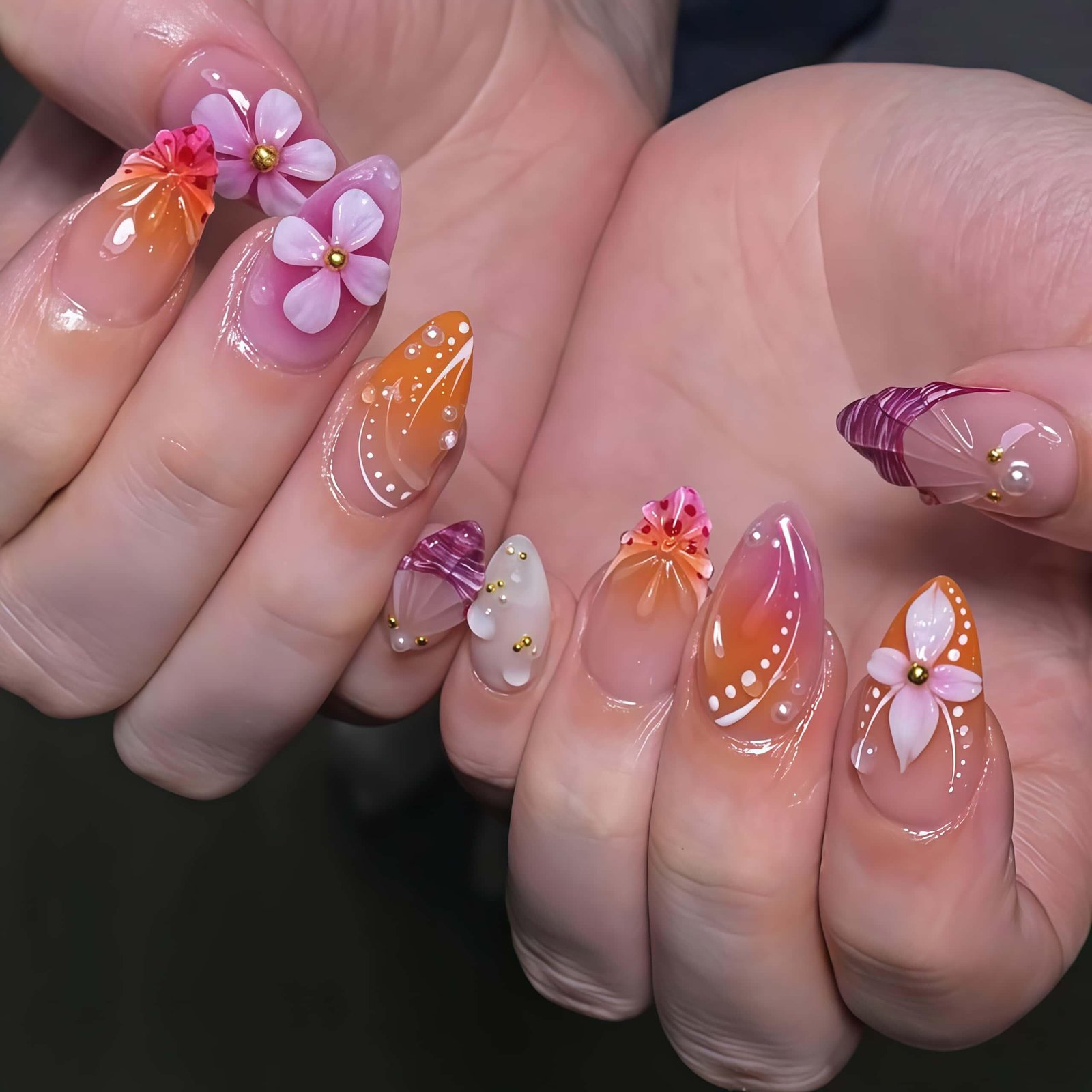 Glamorous Nail Creation