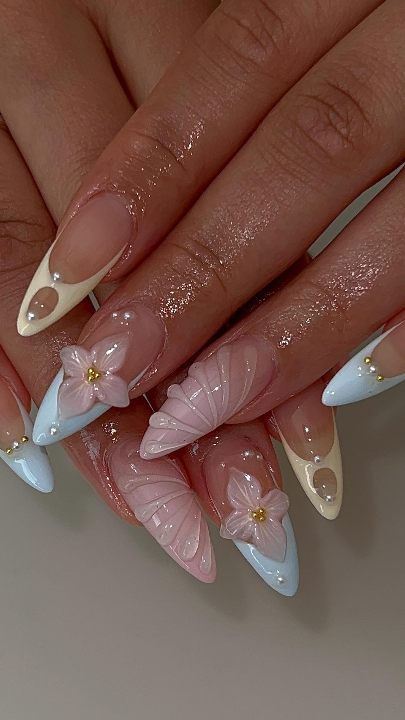Colorful Acrylic Nails
