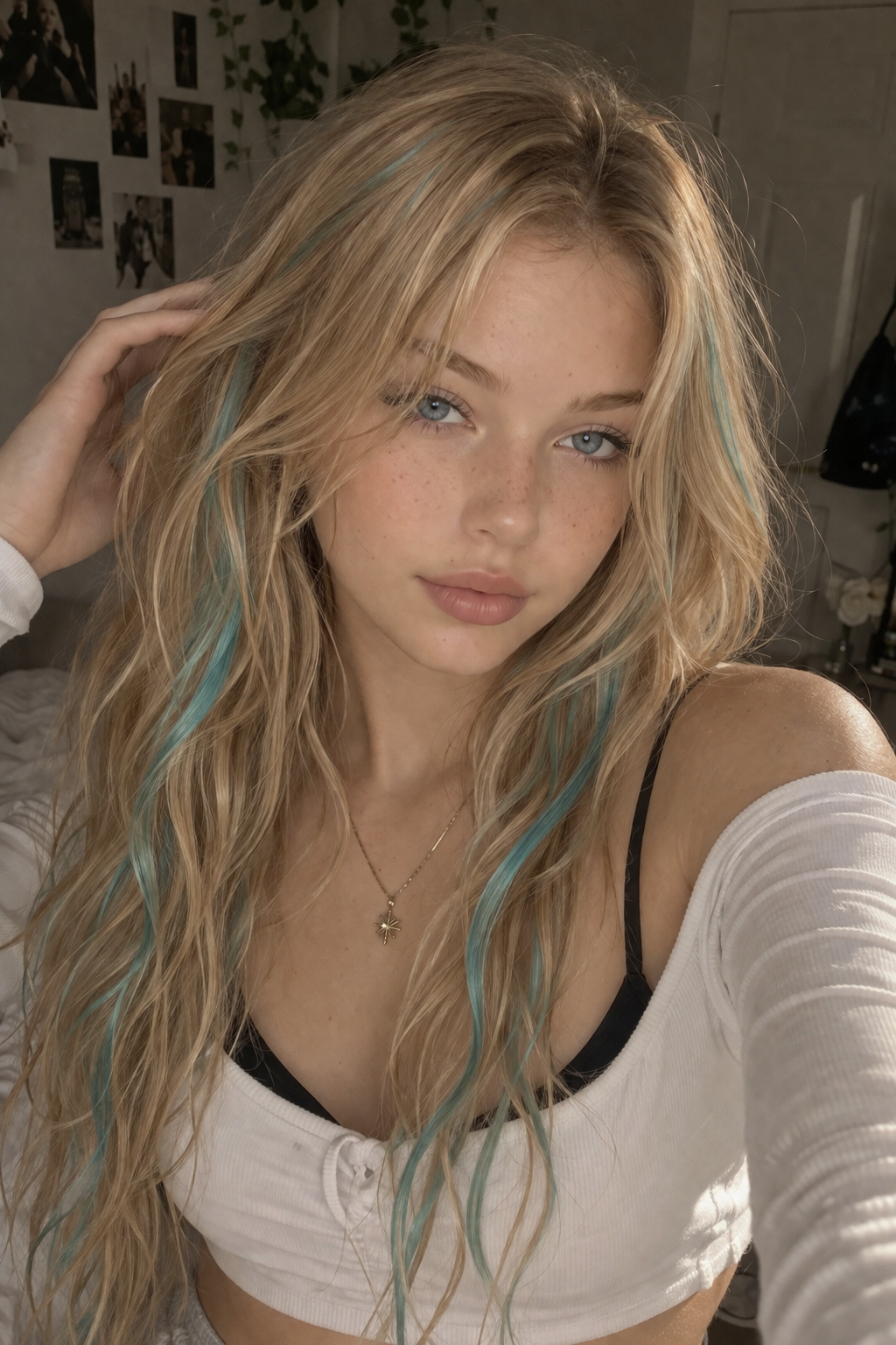 Gorgeous Blonde Girl Portrait