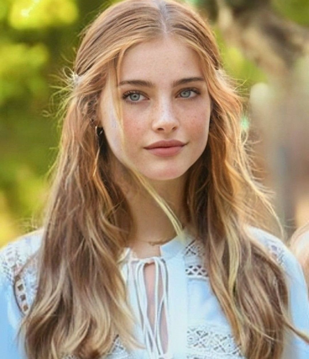 Beautiful Blonde Girl Portrait