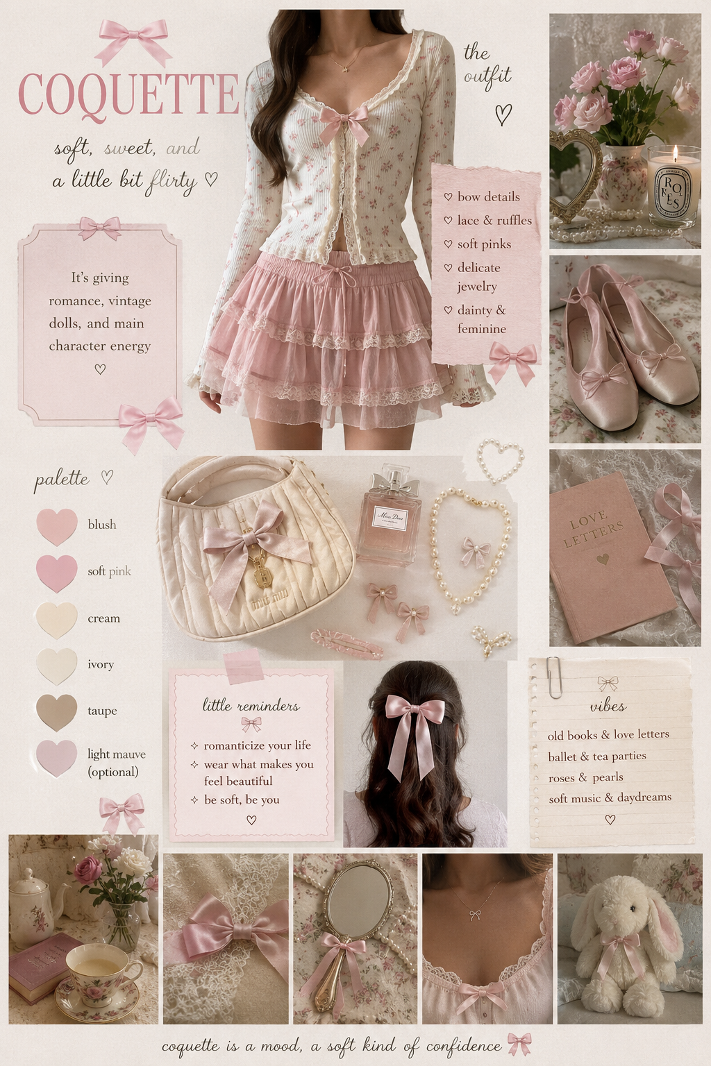 Romantic Coquette Girl Aesthetic